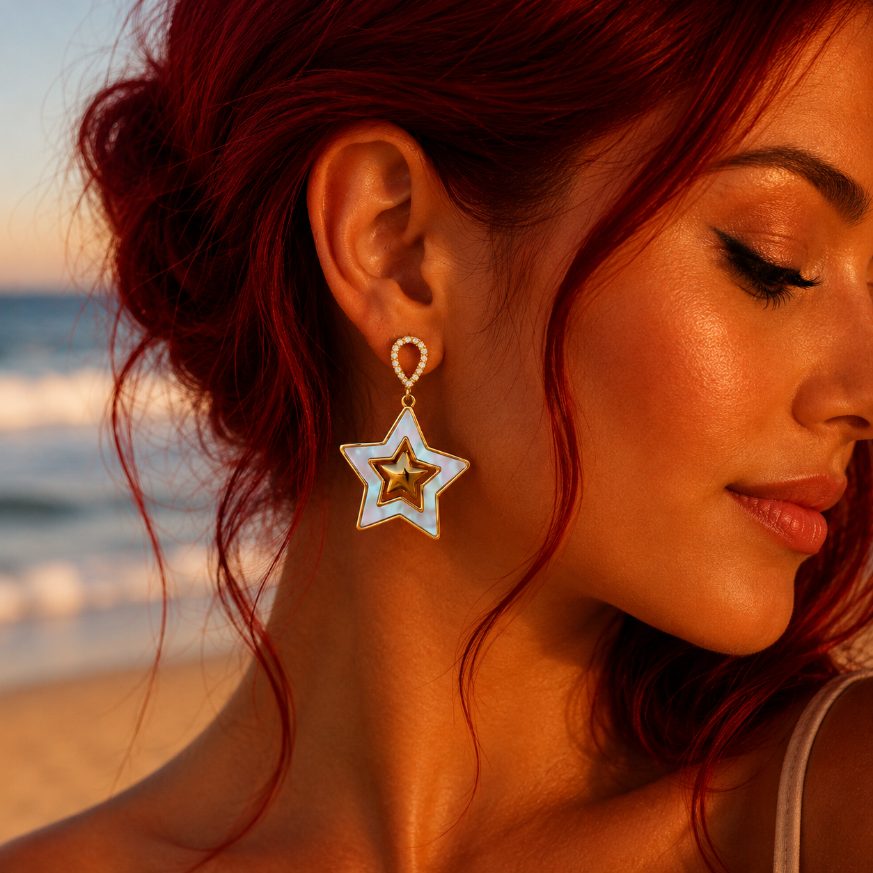 💫Boucles d'oreilles Étoile Enchantée 💫
