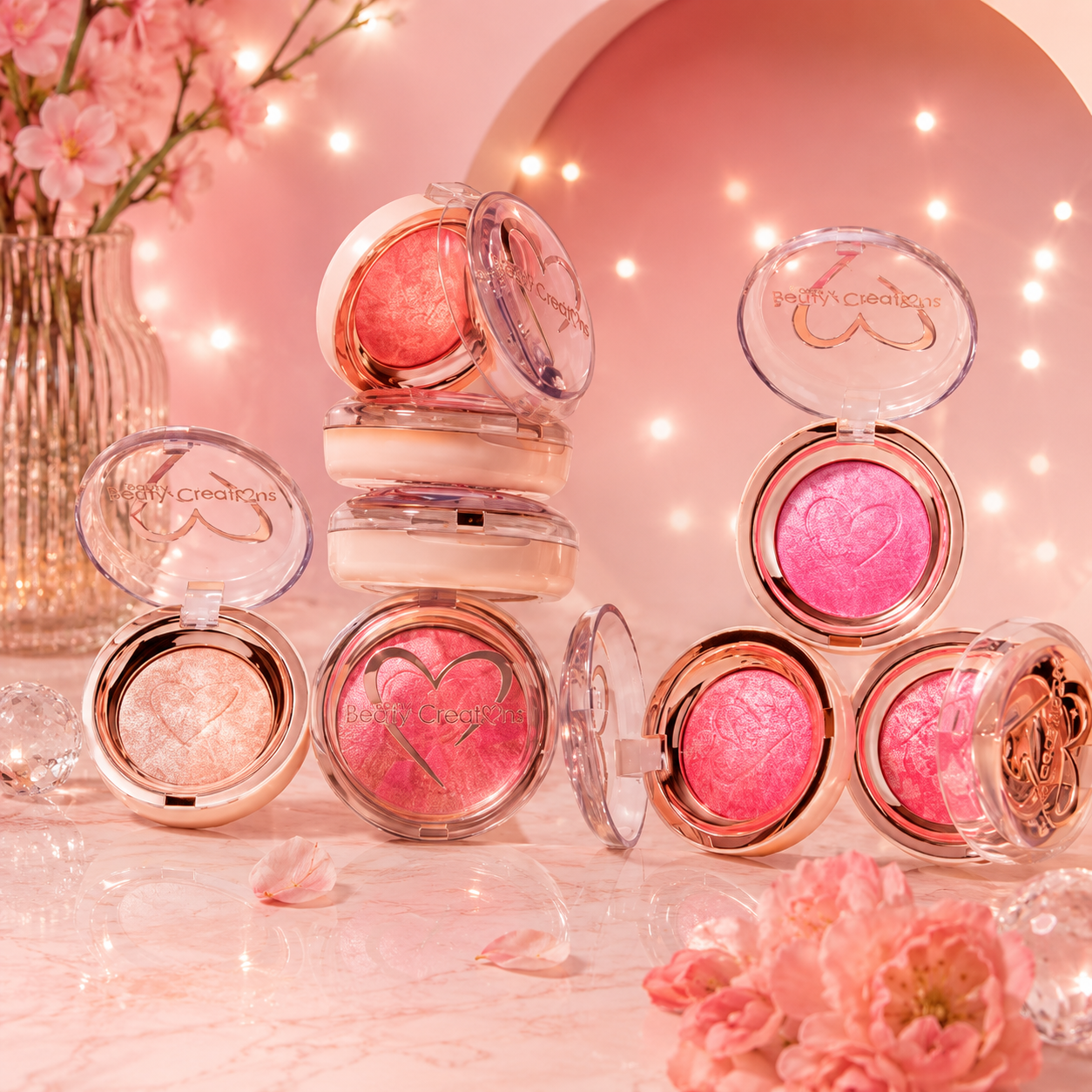 ✨Blush Marbré Minéralisé Éclat Rosé