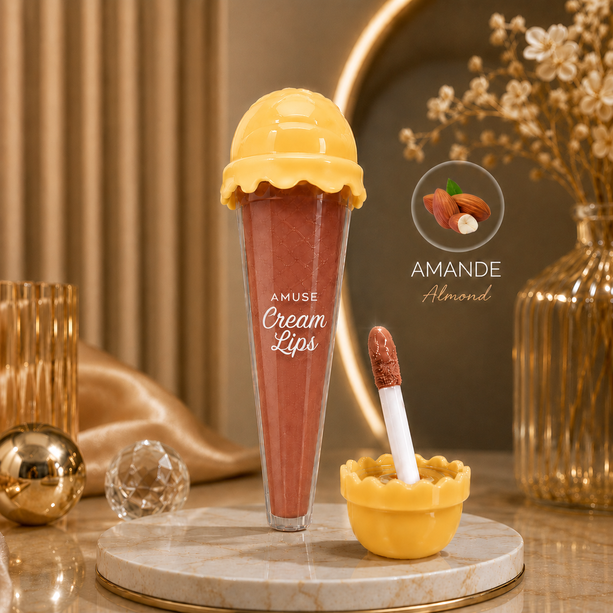 💄 Rouge à Lèvres Liquide Cream Lips – AMUSE 💄