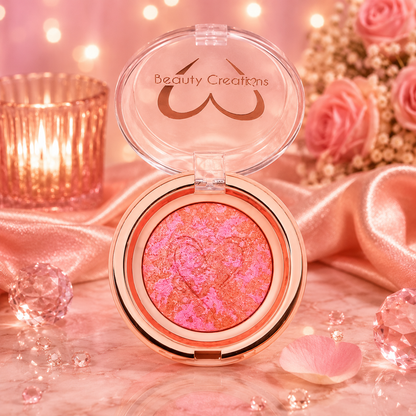 Blush Marbré Minéralisé Éclat Rosé