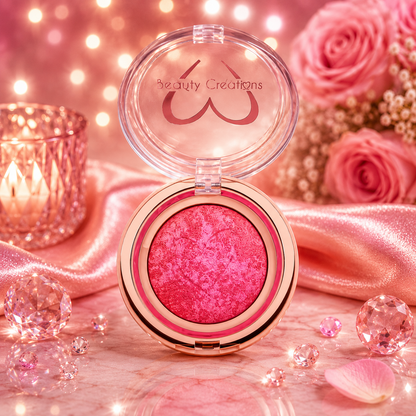 Blush Marbré Minéralisé Éclat Rosé