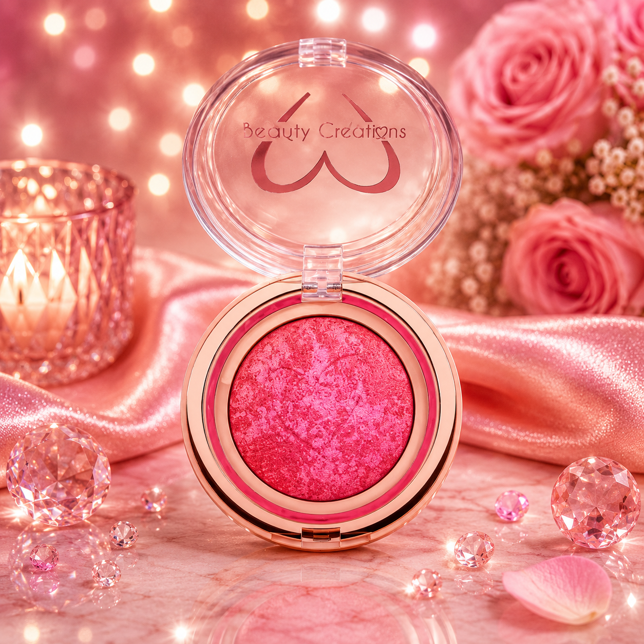 ✨Blush Marbré Minéralisé Éclat Rosé